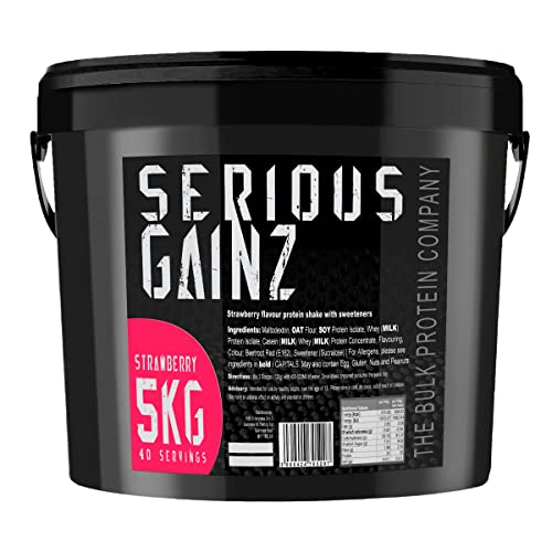 The Bulk Protein Company, SERIOUS GAINZ - Whey Protein Powder - Weight Gain, Mass Gainer