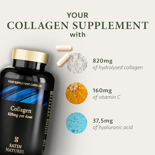 Collagen Capsules 820mg - 180 High Strength Capsules (3 Months Supply)