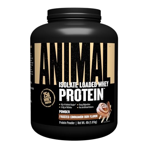 Animal Highly Digestible Isolate Whey Protein Powder – Loaded for Post Workout 