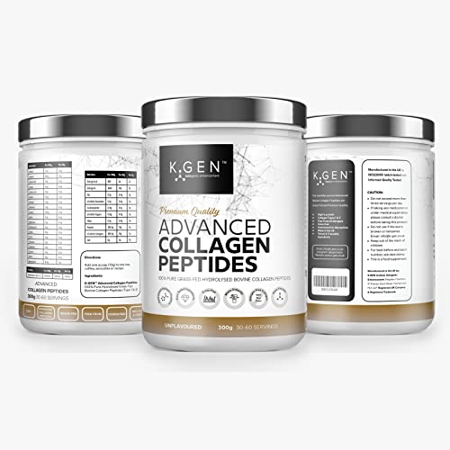 K-GEN Bovine Collagen Powder with Premium Quality Ingredients – Pure Hydrolysed Grass-Fed Bovine Collagen