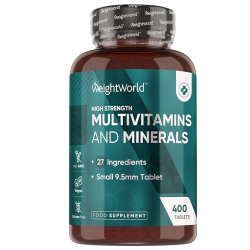 Multivitamin Tablets for Men & Women with 27 Active Multivitamins & Minerals Like Iron