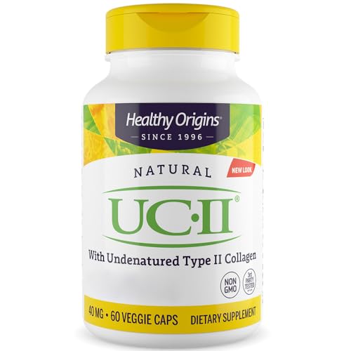 Healthy Origins, Natural UC-II (Natural Type 2 Collagen), 60 Capsules, Laboratory Tested