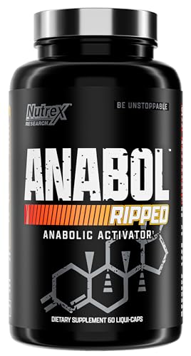 Nutrex Research Anabol Ripped Anabolic Muscle Builder for Men, 2-in-1 Muscle Builder 