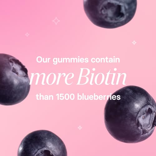 Bloom Hair Gummies for Faster Hair Growth & Biotin Vitamins for Rapid Hair Growth