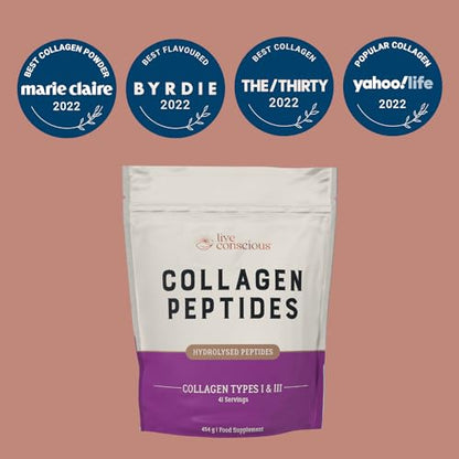 Collagen Peptides Powder - Grass-Fed Hydrolysed Collagen Powder Supplement