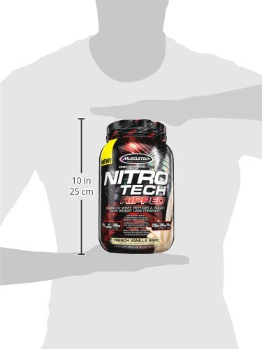 Protein Powder for Weight Loss - MuscleTech Nitro-Tech Ripped - Whey Protein Powder