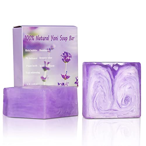 2 Packs Organic Yoni Soap Bars For Women Vaginal Wash, Handmade Yoni Bar Soap For Women Yoni Wash