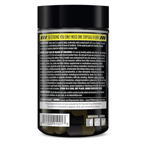 LIPORUSH NDS Nutrition XT - Super Concentrated Thermogenic with L-Carnitine & Teacrine