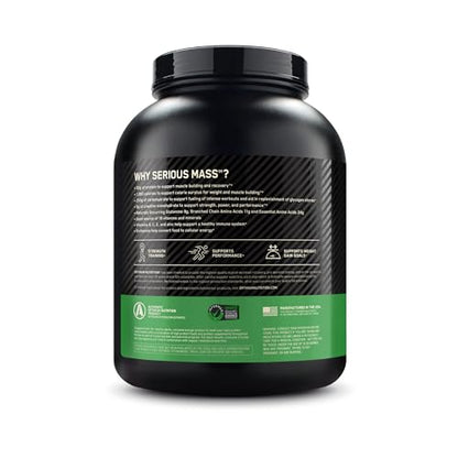 Optimum Nutrition Serious Mass, Weight Gainer Protein Powder, with Added Immune Supp