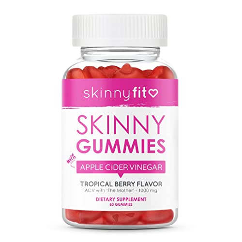 SkinnyFit Skinny Gummies Apple Cider Vinegar Gummies w/ The Mother, Healthy Weight