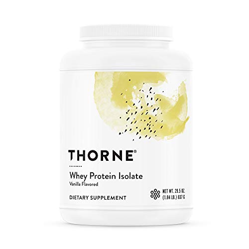 THORNE Whey Protein Isolate - 21 Grams of Easy-to-Digest Whey Protein Powder - NSF 