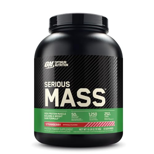 Optimum Nutrition Serious Mass, Weight Gainer Protein Powder with Immune Support