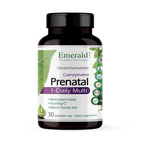 Emerald Labs Prenatal 1-Daily Multi - Prenatal Multivitamin with Methylated Folate