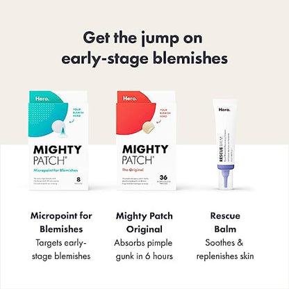 Mighty Patch Micropoint™ for Blemishes from Hero Cosmetics - Hydrocolloid Acne Spot