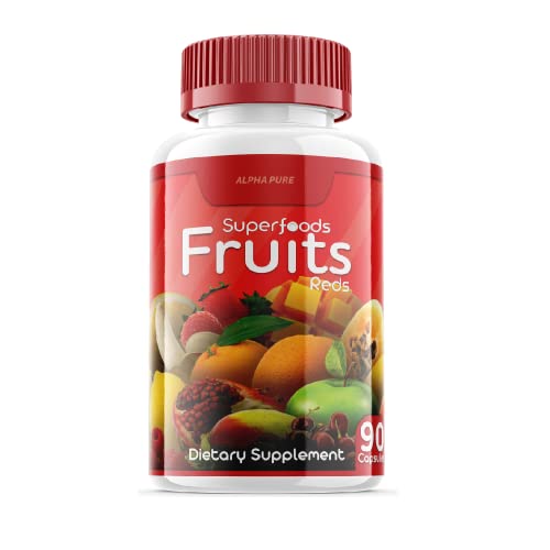 90 Capsules Each Bottle 540 Capsules superfoods Veggies Greens and Reds Fruits Triple