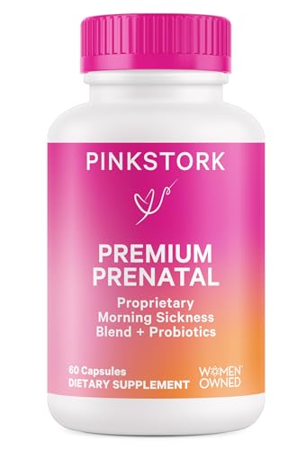 Pink Stork Premium Prenatal Vitamins for Women with Organic Whole-Food Ingredients