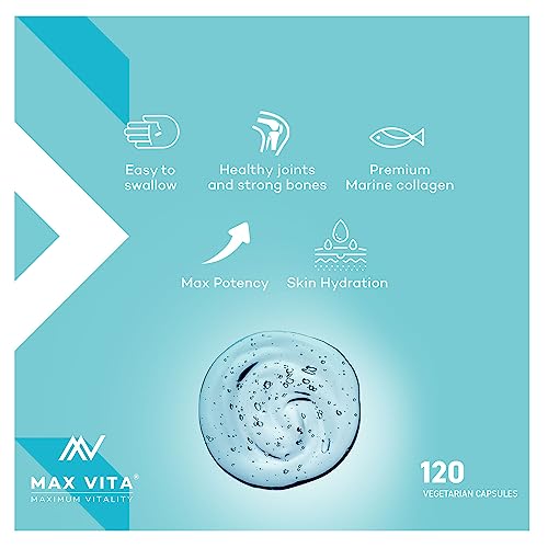 Marine Collagen Supplement 1200mg with Hyaluronic Acid & Vitamin C Hydrolysed Peptides Powder