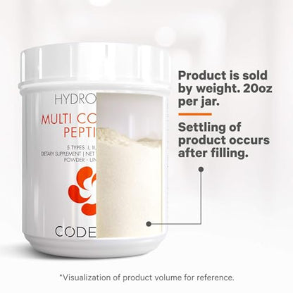 Code Age Multi-Collagen Protein Powder Hydrolyzed 20Oz All-in-One Super Bone Broth