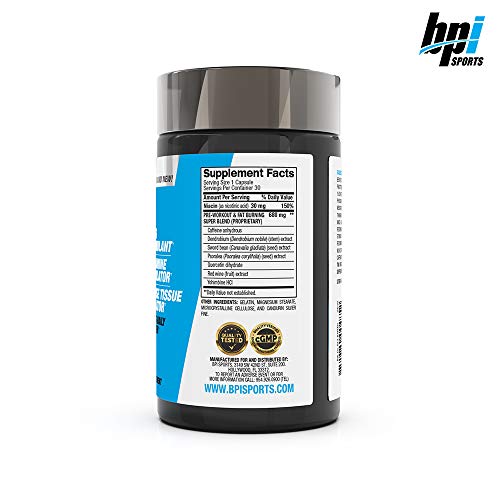 BPI Sports B4 – Extra-Strength Fat Burner – Keto-Friendly – Appetite Suppressant – Caffeine