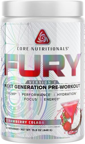 Core Nutritionals Fury V2: Pre-Workout Powder to Maximize Performance in The Gym 