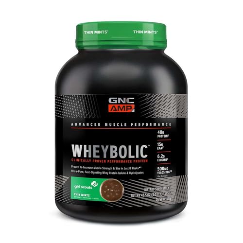 GNC AMP Wheybolic Protein Powder | Targeted Muscle Building and Workout Support 