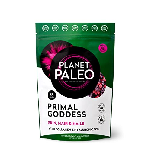 Planet Paleo Primal Goddess -Pure Collagen with Hyaluronic Acid and Zinc (210g, 35 Servings)