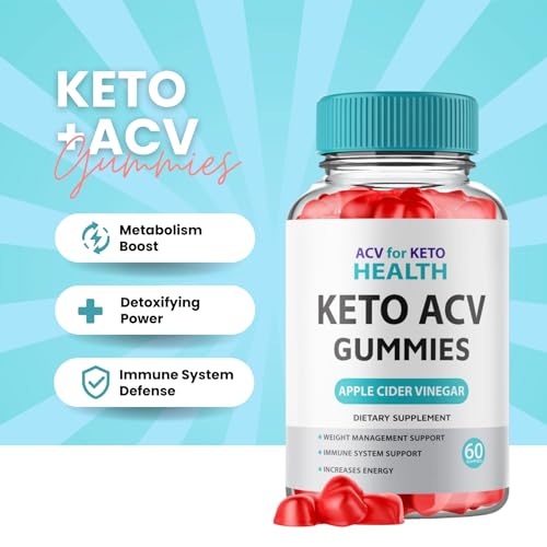 (3 Pack) ACV for Keto Health - Premium Apple Cider Vinegar Gummies – Natural Detox