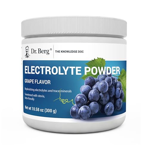 Dr. Berg Hydration Keto Electrolyte Powder - Enhanced w/ 1,000mg of Potassium & Real 