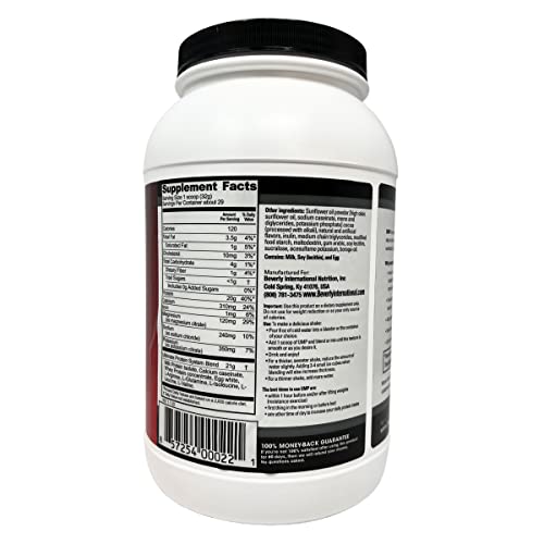 Beverly International UMP Protein Powder, Chocolate. Unique Whey-Casein Ratio Builds