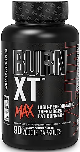 Jacked Factory Burn-XT Max - High-Performance Thermogenic Fat Burner & Appetite Suppressant