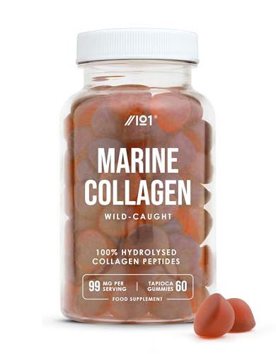 Marine Collagen Gummies - Wild-Caught Marine - Tapioca Based - High Potency Hydrolysed Marine Collagen Gummies