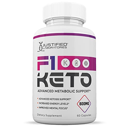 (3 Pack) F1 Keto Pills 800MG Includes goBHB Exogenous Ketones Advanced Ketosis