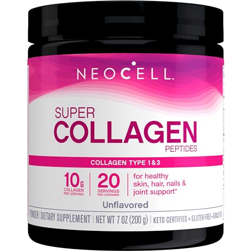 NeoCell Super Collagen Powder, 10g Collagen Peptides per Serving, Gluten Free