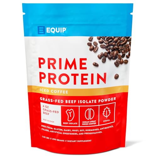 Equip Foods Prime Protein - Grass Fed Beef Protein Powder Isolate - Paleo and Keto 