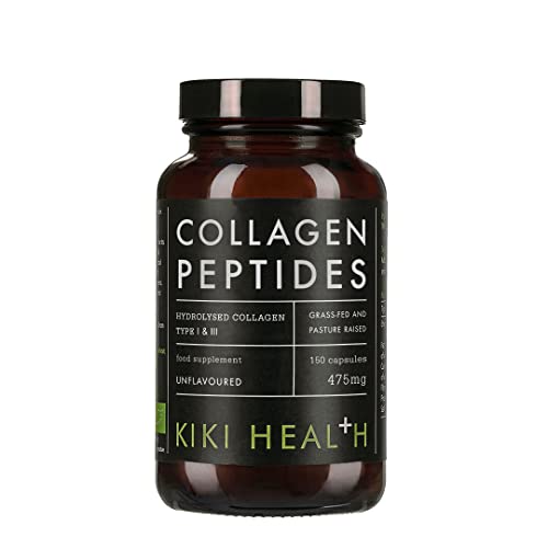 KIKI Health Organic Bovine Collagen Peptides Capsules | 100% Hydrolyzed 