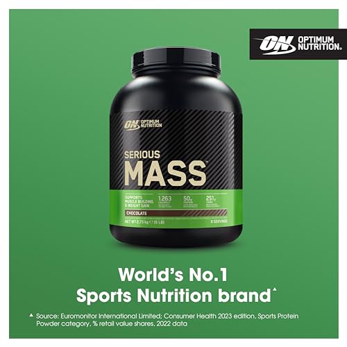 Optimum Nutrition Serious Mass Protein Powder High Calorie Mass Gainer with Vitamins