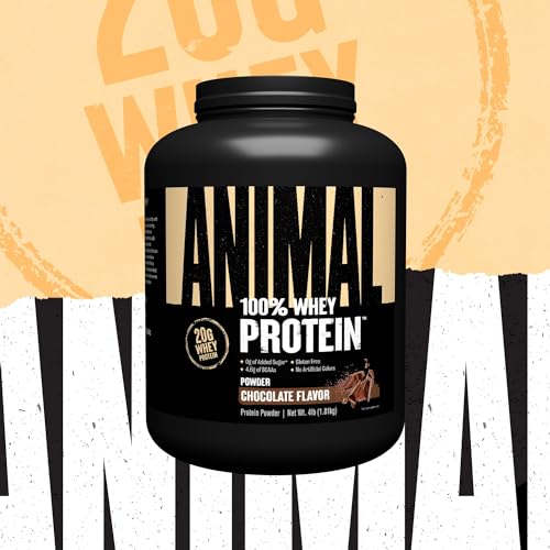 Animal 100% Whey Protein Powder – Whey Blend for Pre- or Post-Workout, Recovery