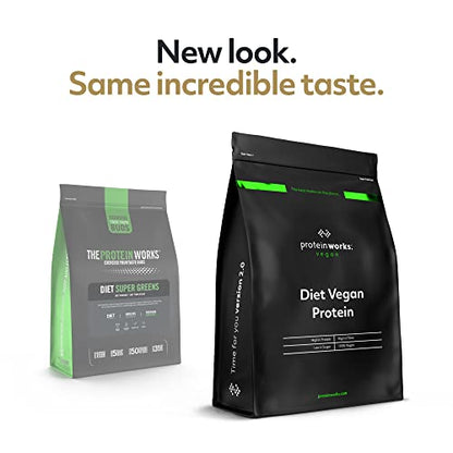 Protein Works - Diet Vegan Protein Powder | Low Calorie Plant Based Protein