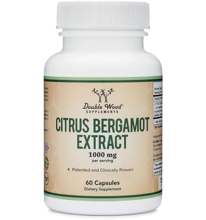 Citrus Bergamot Supplement - Only Patented, Clinically Proven Bergamot Extract - 1,000mg