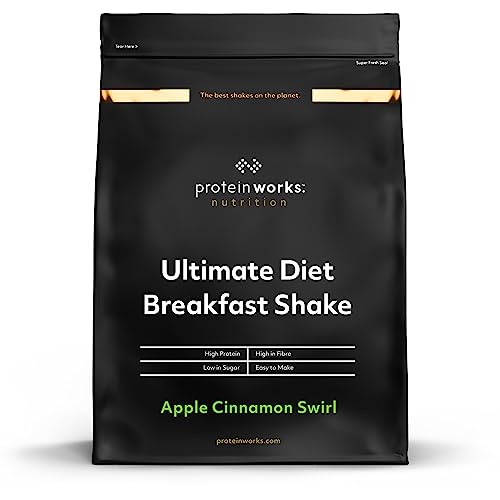 Protein Works - Ultimate Diet Breakfast Shake | Low Calorie Breakfast Shake | Low Sugar High Protein Breakfast