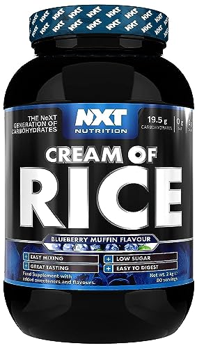 NXT Nutrition Cream of Rice 2kg - 80 Servings (Blueberry Muffin) Success