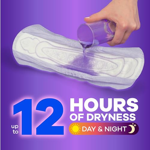 Always Discreet Adult Moderate Long Incontinence Pads, Up to 100% Leak-Free Protection, 54 Count