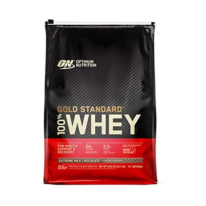 Optimum Nutrition Gold Standard 100% Whey Protein Powder, Extreme Milk Chocolate