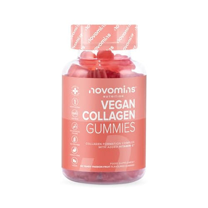 Vegan Collagen Gummies – Advanced Superfood Blend – Vegan Collagen Alternative for Women and Men – Infused with Vitamin C