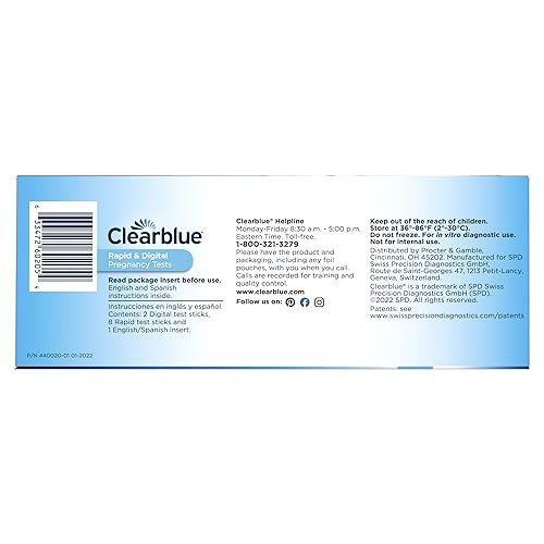 Clearblue Pregnancy Test Combo Pack, 10ct - Digital with Smart Countdown & Rapid