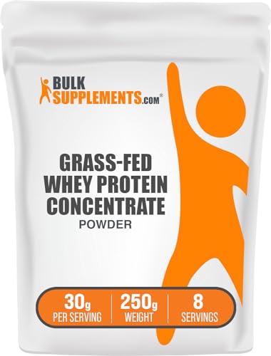 BULKSUPPLEMENTS.COM Grass Fed Whey Protein Powder - Pure Protein Powder 