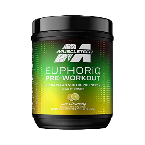 MuscleTech Pre Workout Powder EuphoriQ PreWorkout Smart Pre Workout Powder 