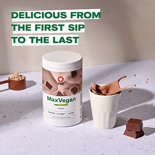 MaxiNutrition - MaxVegan Protein Powder, Chocolate - Plant Based Protein Food Supplement