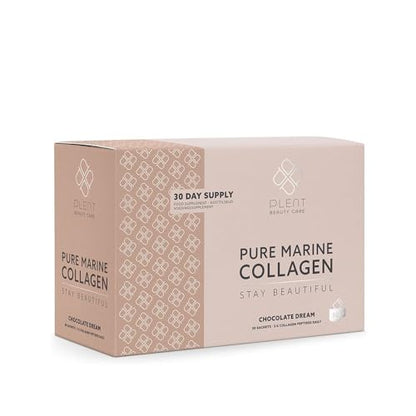 Plent Pure Marine Collagen Chocolate Dream - Stay Beautiful - 5G Collagen Peptides Daily