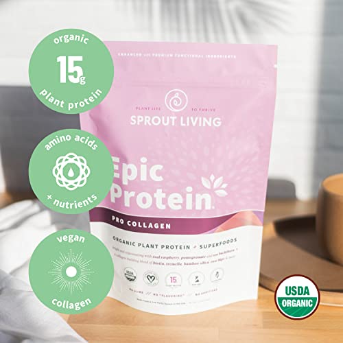 Sprout Living Epic Protein Pro Collagen, 364 g